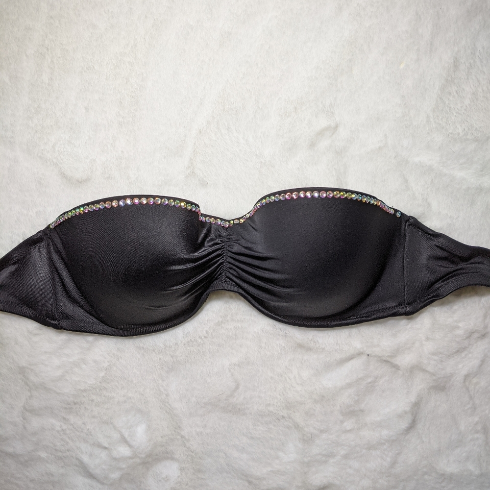 Rhinestone Victoria's Secret Strapless Bikini Top
